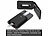 Xcase 2er-Set Kartenhalter für iPhone, MagSafe-kompatibel, klappbar, schwarz Xcase Kartenhalter-Wallet für iPhone mit MagSafe, klappbar, für 3 Karten