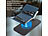 Xcase 2er-Set Kartenhalter & Geldbörse für iPhone, MagSafe, 4 Karten, blau Xcase Kartenhalter-Wallet für iPhone mit MagSafe, klappbar, für 3 Karten