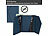 Xcase 2er-Set Kartenhalter & Geldbörse für iPhone, MagSafe, 4 Karten, blau Xcase Kartenhalter-Wallet für iPhone mit MagSafe, klappbar, für 3 Karten