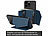 Xcase 2er-Set Kartenhalter & Geldbörse für iPhone, MagSafe, 4 Karten, blau Xcase Kartenhalter-Wallet für iPhone mit MagSafe, klappbar, für 3 Karten