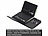 Xcase Kartenhalter & Geldbörse für iPhone, MagSafe-komp., 4 Karten, schwarz Xcase Kartenhalter-Wallet für iPhone mit MagSafe, klappbar, für 3 Karten
