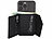 Xcase Kartenhalter & Geldbörse für iPhone, MagSafe-komp., 4 Karten, schwarz Xcase Kartenhalter-Wallet für iPhone mit MagSafe, klappbar, für 3 Karten