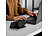 Xcase Kartenhalter & Geldbörse für iPhone, MagSafe-komp., 4 Karten, schwarz Xcase Kartenhalter-Wallet für iPhone mit MagSafe, klappbar, für 3 Karten