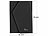 Xcase Kartenhalter & Geldbörse für iPhone, MagSafe-komp., 4 Karten, schwarz Xcase Kartenhalter-Wallet für iPhone mit MagSafe, klappbar, für 3 Karten