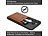 Xcase Kartenhalter für iPhone, MagSafe-kompatibel, 3 Karten, braun Xcase Kartenhalter Wallets mit Magsafe, braun, für bis zu 3 Karten kompatibel