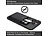 Xcase 2er-Set Kartenhalter für iPhone, MagSafe-kompatibel, 3 Karten, schwarz Xcase Kartenhalter Wallets mit Magsafe, braun, für bis zu 3 Karten kompatibel