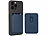 Xcase Kartenhalter für iPhone, MagSafe-kompatibel, 3 Karten, baltischblau Xcase Kartenhalter Wallets mit Magsafe, braun, für bis zu 3 Karten kompatibel
