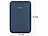 Xcase Kartenhalter für iPhone, MagSafe-kompatibel, 3 Karten, baltischblau Xcase Kartenhalter Wallets mit Magsafe, braun, für bis zu 3 Karten kompatibel