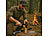 Semptec Urban Survival Technology Outdoor Survival Beil-Set inkl. Messer & Machete, 3 Gürtelscheiden Semptec Urban Survival Technology Outdoor-Survival-Sets mit Beil und Axt