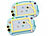 Playtastic 2er-Set Kinder-Magnet-Maltafel mit Magnetstift und 2 Stempeln, blau Playtastic Maltafeln Zaubertafeln