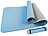 newgen medicals 2er-Set doppelseitige TPE-Yoga- & Gymnastikmatten, Tragegurt, 183x61cm newgen medicals Yoga- und Gymnastikmatten aus TPE