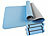 newgen medicals 4er-Set doppelseitige TPE-Yoga- & Gymnastikmatten, Tragegurt, 183x61cm newgen medicals Yoga- und Gymnastikmatten aus TPE