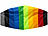 Playtastic Regenbogen-Lenkdrachen für Kinder ab 8 Jahren, 55 x 130 cm, Zweileiner Playtastic Lenkdrachen