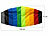 Playtastic Regenbogen-Lenkdrachen für Kinder ab 8 Jahren, 55 x 130 cm, Zweileiner Playtastic Lenkdrachen