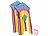 Playtastic 2er-Set Regenbogen-Flugdrachen für Kinder,Einleiner,65x72cm,80m Schnur Playtastic Lenkdrachen