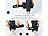 PEARL sports 2er-Set verstellbare Gewichtsmanschetten für Knöchel und Handgelenk PEARL sports Gewichtsmanschette