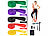 PEARL sports Fitnessbänder-Set, 5 Stärken, mit Türanker und 2 Griffen PEARL sports Fitnessbänder