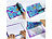 infactory 4er set Wassermarmorierungsfarbe für Kinder, 6 Farben, 20 Blatt Papier infactory Wassermarmorierungsfarben