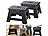 PEARL 2er-Set Klappbarer Tritthocker für Kinder und Erwachsene, 22 cm PEARL Klappbare Tritthocker für Kinder und Erwachsene