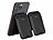 Xcase 2er-Set Kartenhalter für iPhone, MagSafe-kompatibel, klappbar, schwarz Xcase Kartenhalter-Wallet für iPhone mit MagSafe, klappbar, für 3 Karten