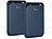 Xcase 2er-Set Kartenhalter für iPhone, MagSafe-kompatibel, baltischblau Xcase Kartenhalter Wallets mit Magsafe, braun, für bis zu 3 Karten kompatibel