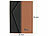 Xcase 2er-Set Kartenhalter & Geldbörse für iPhone, MagSafe, schwarz & braun Xcase Kartenhalter-Wallet für iPhone mit MagSafe, klappbar, für 3 Karten