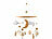 Playtastic Baby-Mobile mit Sternen, Wolken und Schafen &Holz Baby Mobile Halterun Playtastic Baby-Mobiles 