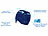 newgen medicals 360°-Migräne-Maske zum Kühlen und Wärmen, 1 Gel-Lage, blau newgen medicals Elastische Migräne Gel-Kühl-/Wärme-Masken