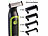 Sichler Men's Care Elektrischer Akku-Rasierer/-Trimmer, 4 Kammaufsätze, 3 Ersatz-Klingen Sichler Men's Care Hybrid Trimmer-Rasierer 