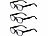 newgen medicals 3er-Set Lesebrillen, Dioptrien +3.5 newgen medicals  