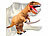 Playtastic Aufblasbares T-Rex-Kostüm für Erwachsene, 150 - 190 cm Körpergröße Playtastic Selbstaufblasende Kostüme 