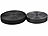 PEARL 8er-Set ultrastarke Premium-Klettbänder, selbstklebend, 25mm, 8 Meter PEARL Klettbänder mit Nylon-Schlaufen/-Haken, selbstklebend