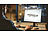 Sichler Haushaltsgeräte 2in1-LED-Leuchte mit Ventilator, CCT-LEDs, Akkubetrieb, 3-stufig Sichler Haushaltsgeräte LED-Leuchten mit Ventilator für Laptop & Wohnmobil, Akku