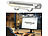 Sichler Haushaltsgeräte 2in1-LED-Leuchte mit Ventilator, CCT-LEDs, Akkubetrieb, 3-stufig Sichler Haushaltsgeräte LED-Leuchten mit Ventilator für Laptop & Wohnmobil, Akku