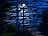 Royal Gardineer Solar-LED-Gartenlaterne, PIR-Sensor, Dämmerungssensor, 200 lm, 200 cm Royal Gardineer Solar-Wegeleuchten im Straßenlaternen-Design mit Dämmerungs- und PIR-Sensor