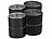 PEARL 4er-Set Klettbänder mit Nylon-Schlaufen/-Haken, selbstklebend, 16 m PEARL Klettbänder mit Nylon-Schlaufen/-Haken, selbstklebend