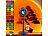PEARL LED-Sonnenuntergangsleuchte, 16 Farben, Teleskop, RGB, Fernbedienung PEARL RGB Sonnenuntergangslampen Stimmungslicht, 16 Farben