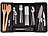 Rosenstein & Söhne 2er-Set Besteckkasten, ausziehbar: 30 auf 52,5 x 33,5 x 5,5 cm Rosenstein & Söhne Ausziehbare Besteckeinsätze für Schubladen, Kunststoff