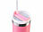 Rosenstein & Söhne Doppelwandiger Vakuum-Thermobecher, 1.200 ml, mit Strohhalm, pink Rosenstein & Söhne XXL-Thermobecher für Auto-Getränkehalter