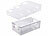 Rosenstein & Söhne 12er-Set Kühlschrank-Organizer, stapelbar, in 3 Größen, BPA-frei Rosenstein & Söhne Kühlschrank-Organizer-Sets