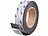 AGT 4er set Selbstklebendes Metallband für Magnethaftung, 6m x 35mm, zusch AGT Metallbänder, selbstklebend
