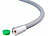 BadeStern 2er-Set flexible Silikon-Duschschläuche mit Verdrehschutz,2 Meter,grau BadeStern Ultra flexibler & dehnbarer Silikon-Brauseschläuche