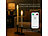 Lunartec 16 Akku-LED-Stabkerzen mit Dochten, Bogen-Ladestation, Timer, w Lunartec Akku-LED-Stabkerzen mit Dochten, Bogen-Ladestation und Timer