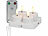 Lunartec 4er-Set LED-Akku-Teelichter mit USB-Ladestation, Fernbedienung, Timer Lunartec 