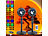 PEARL 2er-Set RGB-LED-Sonnenuntergangslampen, 16 Farben, Fernbedienung PEARL RGB Sonnenuntergangslampen Stimmungslicht, 16 Farben