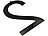 PEARL Hausnummer aus Metall, Nummer 2, 200 x 130 x 2 mm, schwarz PEARL Hausnummern aus Metall