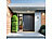 PEARL Hausnummer aus Metall, Nummer 3, 200 x 130 x 2 mm, schwarz PEARL Hausnummern aus Metall