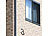 PEARL Hausnummer aus Metall, Nummer 3, 200 x 130 x 2 mm, schwarz PEARL Hausnummern aus Metall