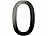 PEARL Hausnummer aus Metall, Nummer 0, 200 x 130 x 2 mm, schwarz PEARL Hausnummern aus Metall