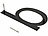 PEARL Hausnummer aus Metall, Buchstabe b, 200 x 130 x 2 mm, schwarz PEARL Hausnummern aus Metall